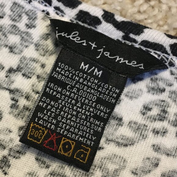 100% Cotton Animal Print Cotton Tank Top - Picture 7 of 12